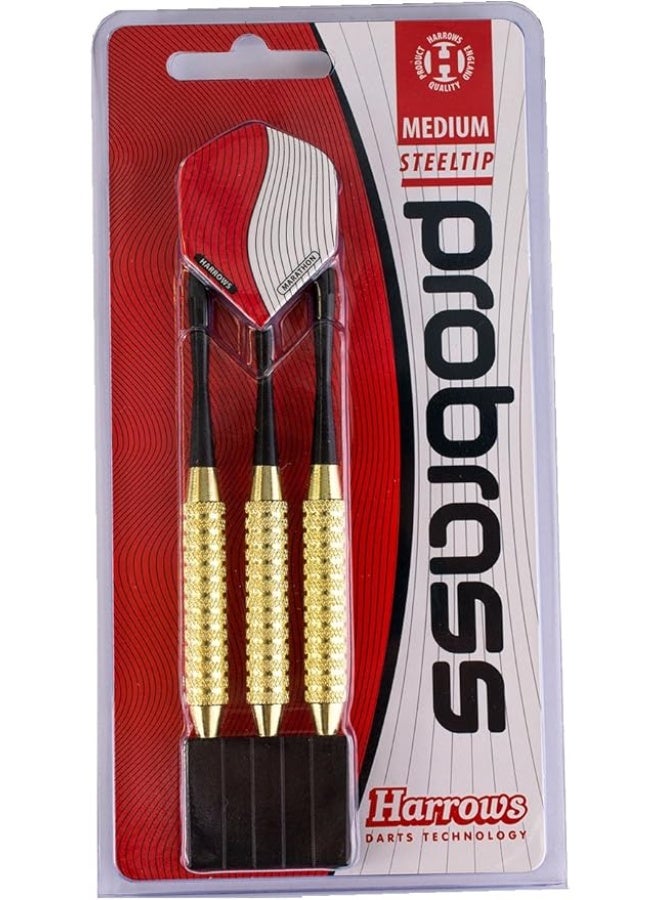 Harrows Pro Brass Steel Tip Darts BC10604 – Heavy Duty Precision Dart Set for Enhanced Control, Accuracy & Consistent Performance - Image 2