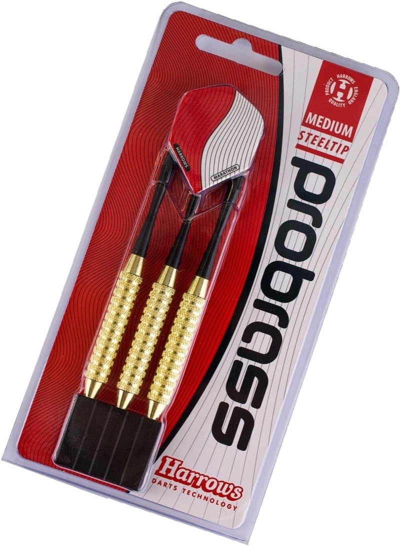 Harrows Pro Brass Steel Tip Darts BC10604 – Heavy Duty Precision Dart Set for Enhanced Control, Accuracy & Consistent Performance - Image 1