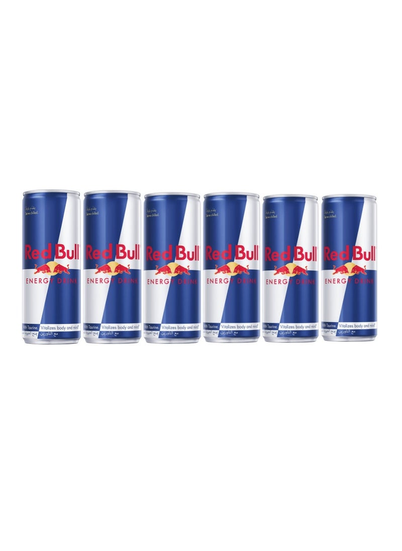 Red Bull redbull Energy Drink 250ml Pack of 6 