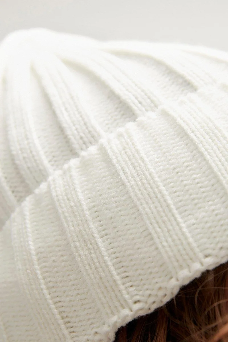 باد بير Fisherman Beanie White Men's Beret 21.02.41.005-C04