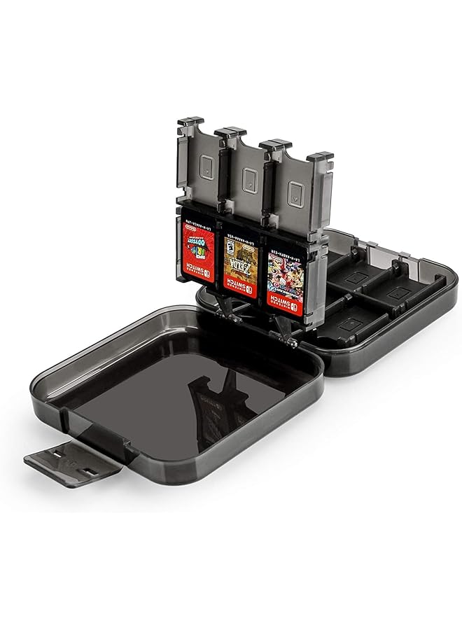 Aputue Game Card Case Switch Accessories Slim Portable Game Organizer Game Storage Case For 24 Switch Games Game Cards Or Tf Card Games Holder Organizer Suitable For Switch Lite  - Image 1