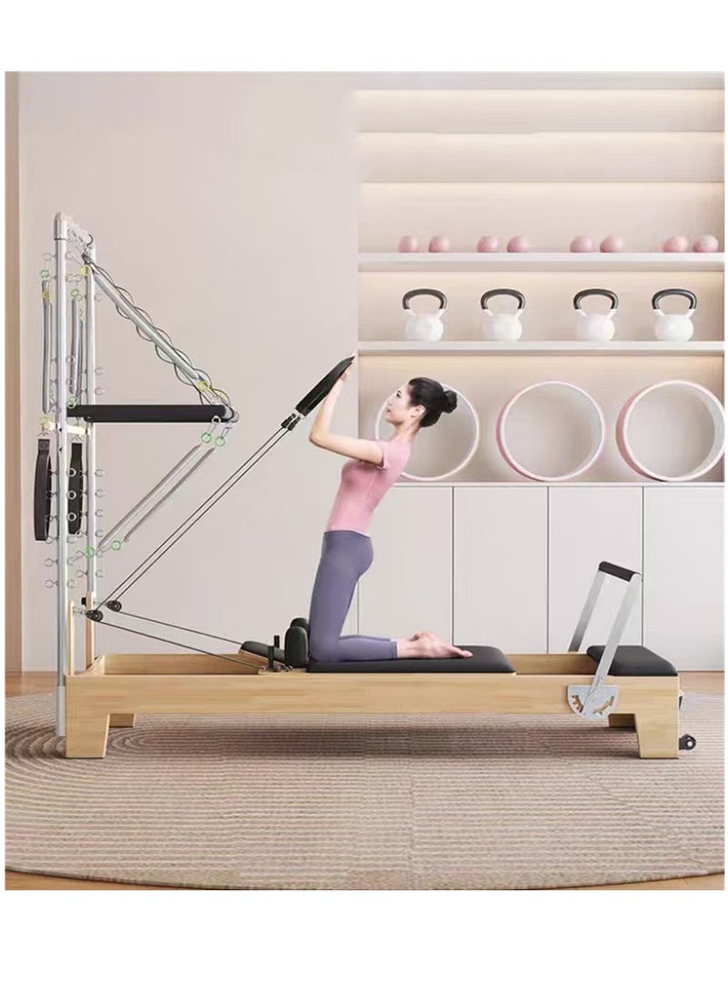 Cool Baby Style COOLBABY Pilates Reformer Pilates Core Bed Semi-elevated 2-in-1 Yoga Bed - Image 3