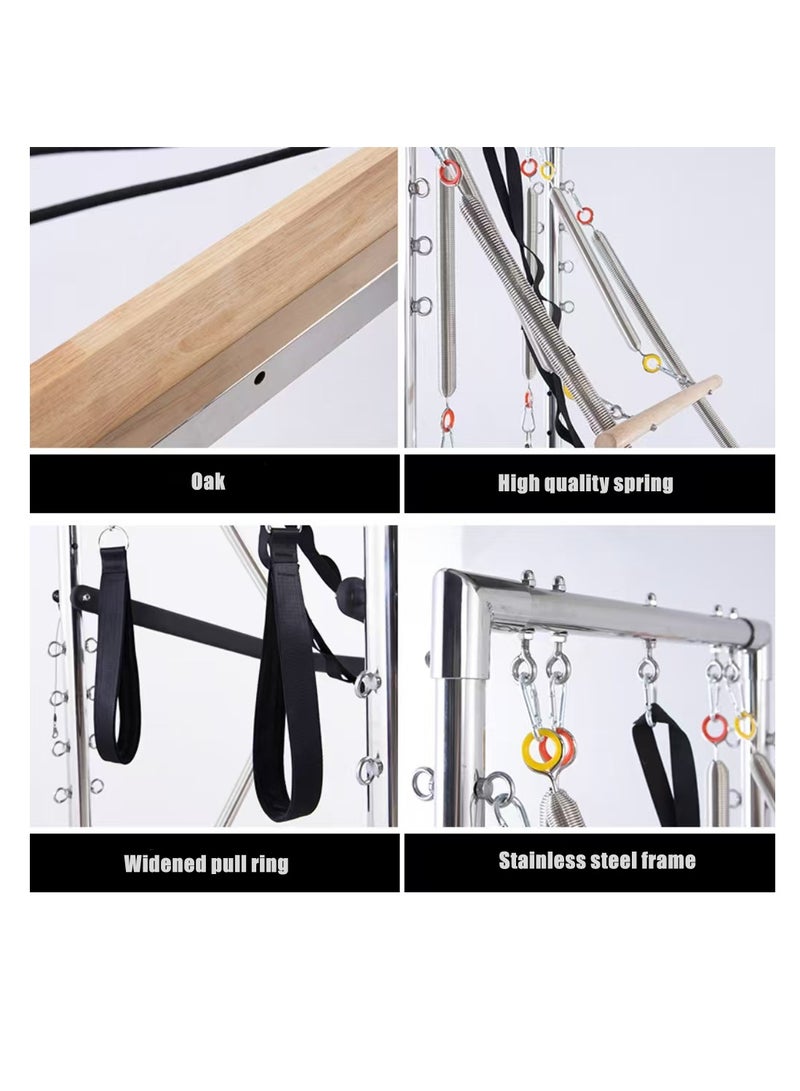 Cool Baby Style COOLBABY Pilates Reformer Pilates Core Bed Semi-elevated 2-in-1 Yoga Bed - Image 4