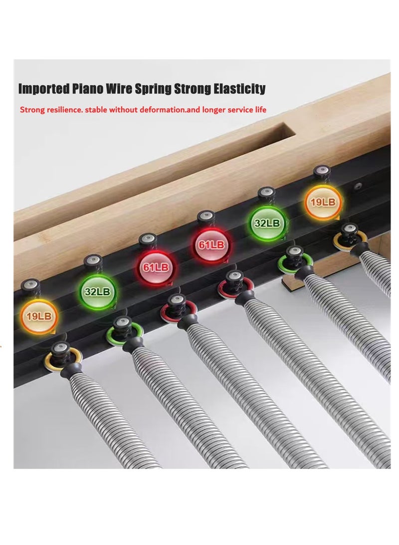 Cool Baby Style COOLBABY Pilates Reformer Pilates Core Bed Semi-elevated 2-in-1 Yoga Bed - Image 5