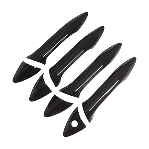 AOKIO Compatible with 2012 2013 2014 2015 2016 Hyundai Elantra Accessories Door Handle Cover Trim (Glossy Black Without Smart Keyhole) - Image 2
