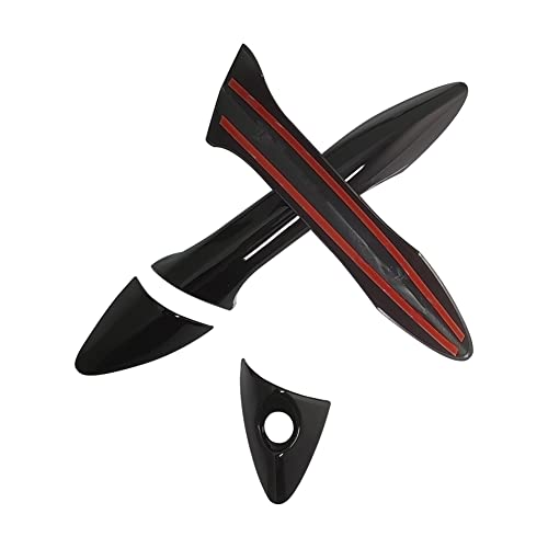 AOKIO Compatible with 2012 2013 2014 2015 2016 Hyundai Elantra Accessories Door Handle Cover Trim (Glossy Black Without Smart Keyhole) - Image 5