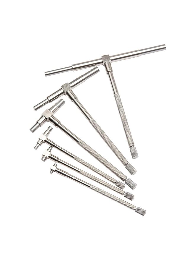 4Pcs Telescoping Gage Set, 5/16" - 6" Range, T-Bore Hole Gauges w/Pouch, High Precision Telescopic Bore Gauge T-Gage Set (5/16" to 6") (Size : 4PCS) - Image 4