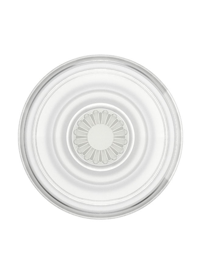 POPSOCKETS مقبض هاتف جل وحامل من PopGrip Standard، قابل للإزالة وإعادة الاستخدام والغسل، يعمل مع جراب بلاستيكي صلب أملس، سهل الإزالة من الأعلى للشحن اللاسلكي - شفاف - Image 2