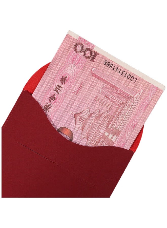 TaTanice أظرف حمراء، عبوة 6، أظرف حمراء لعيد الميلاد، أظرف نقود محظوظة، أظرف زفاف، عالمية لـ 100 و 1000 يوان، أظرف حمراء صغيرة - Image 3