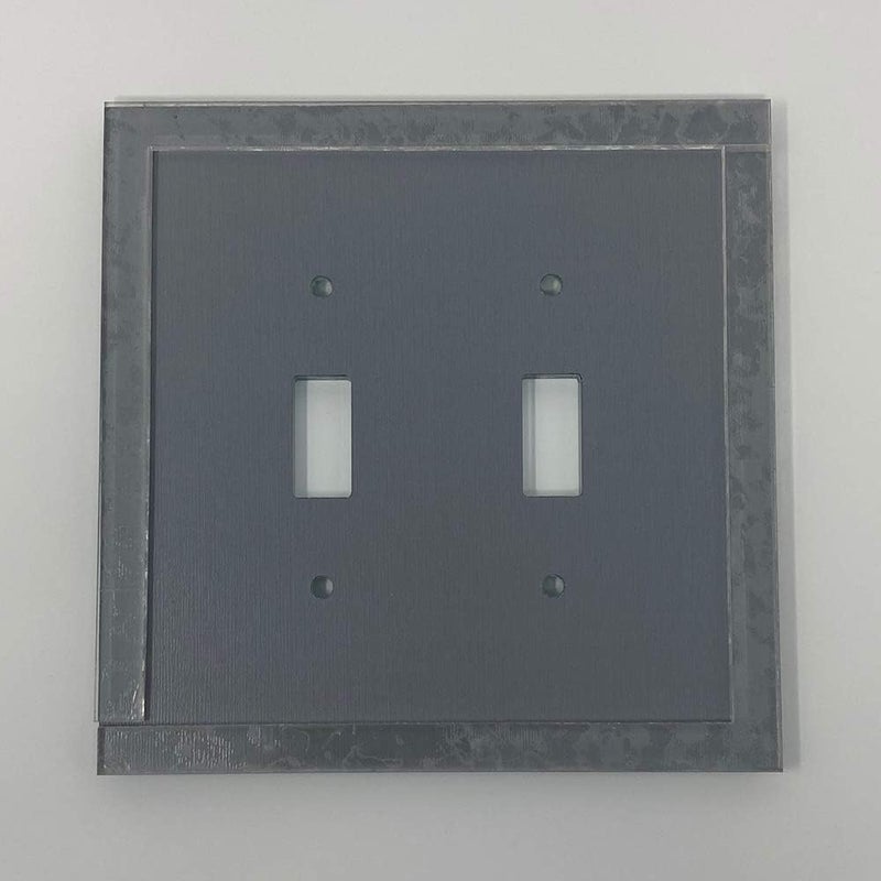 Mirart GlassAlike Double Switch Acrylic Mirror Plate - Image 2