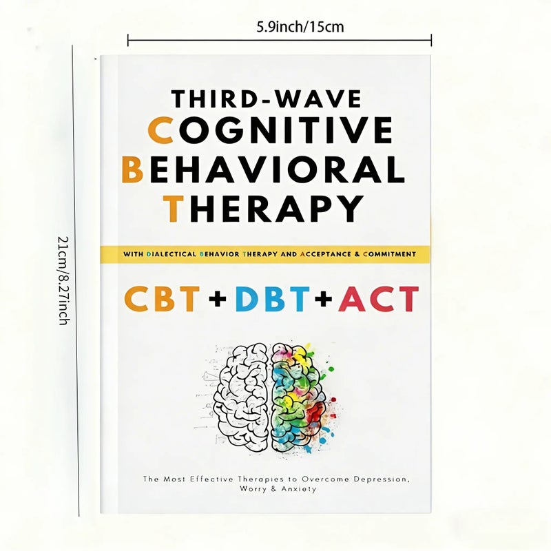 CBT DBT Action Adult Mental Health Relaxation Notebook 5 in 1 Cognitive Behavioral Therapy Coping Skills Spiral Bound Daily Use - Image 4