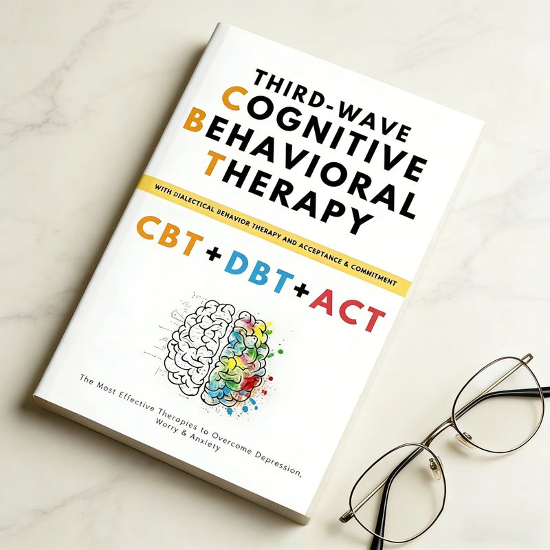 CBT DBT Action Adult Mental Health Relaxation Notebook 5 in 1 Cognitive Behavioral Therapy Coping Skills Spiral Bound Daily Use - Image 3
