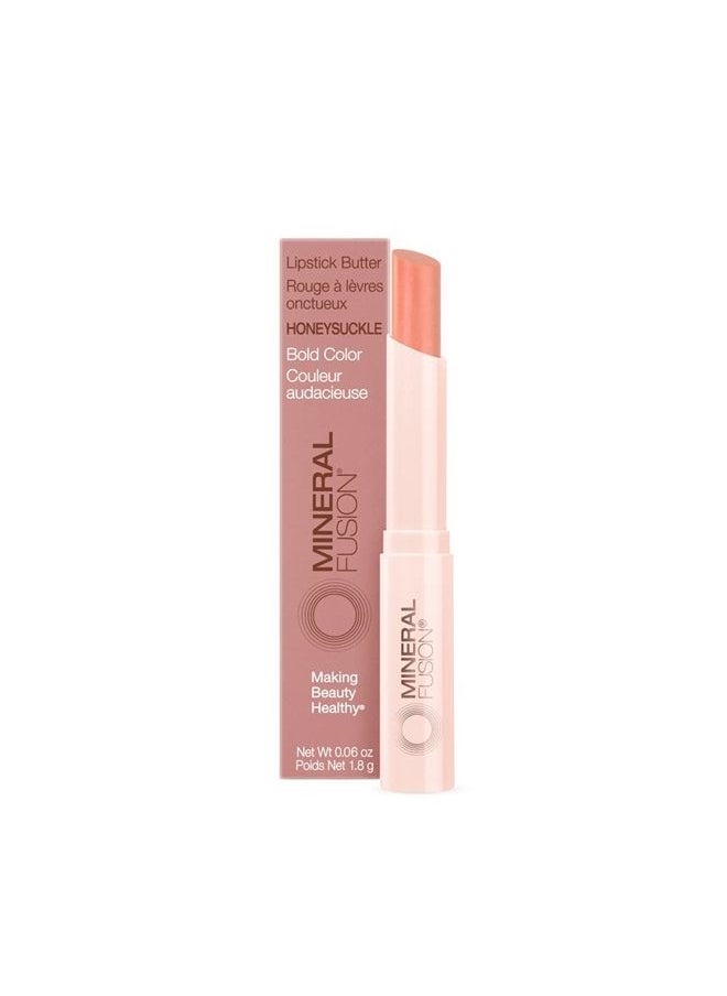 Mineral Fusion Lipstick Butter, Honeysuckle, 0.06 Ounce  - Image 1