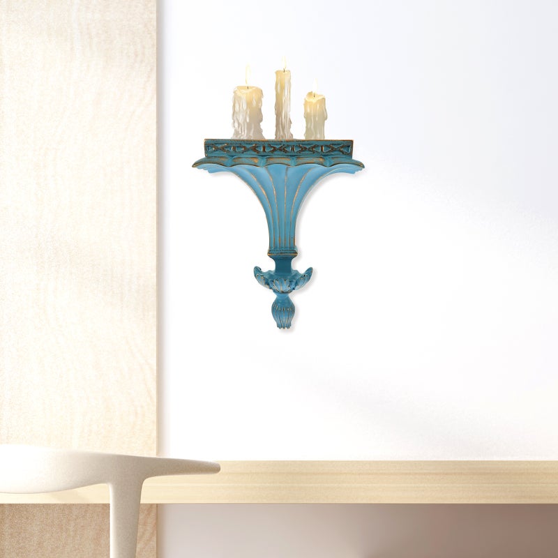 Floating Shelf Wall Hanging Shelf Storage Rack European Style Shelf for Wall Decoration - Image 3