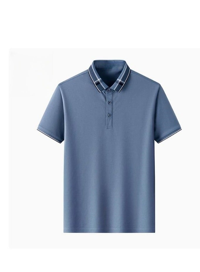 Men's Elastic Breathable Short Sleeve Polo