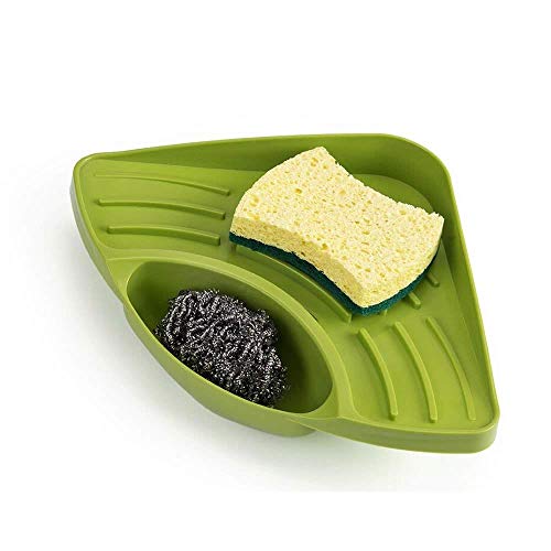 INKULTURE Multipurpose Corner Kitchen Sink Wash Basin Storage Organizer Rack (Multi-Color, Pack of 01) - Image 2