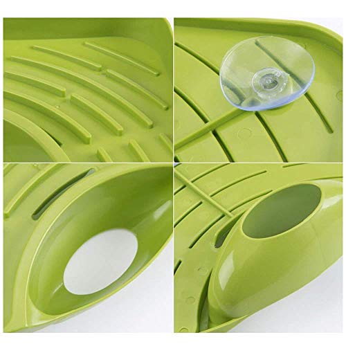 INKULTURE Multipurpose Corner Kitchen Sink Wash Basin Storage Organizer Rack (Multi-Color, Pack of 01) - Image 5