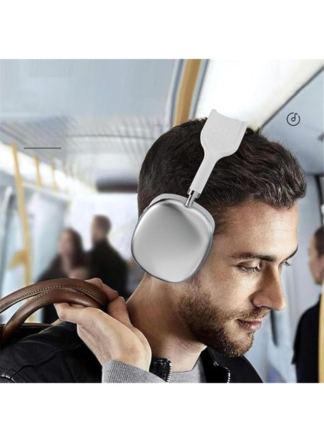 سماعة بلوتوث P9 Pro Max – تصميم محيطي ستيريو مع عزل ضوضاء وغطاء رأس قطني ناعم – تدعم كارت TF ومناسبة للرياضة والألعاب - Image 5