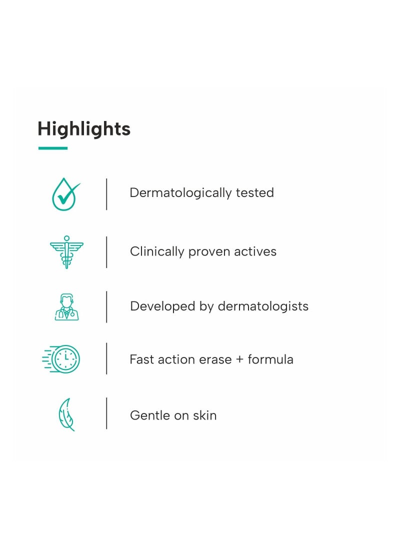 DERMATOUCH Bye Bye Acne Scars & Marks Cream Acne Scars Corrector Formulated Specially Suitable For All Skin Types 30gm  - Image 4