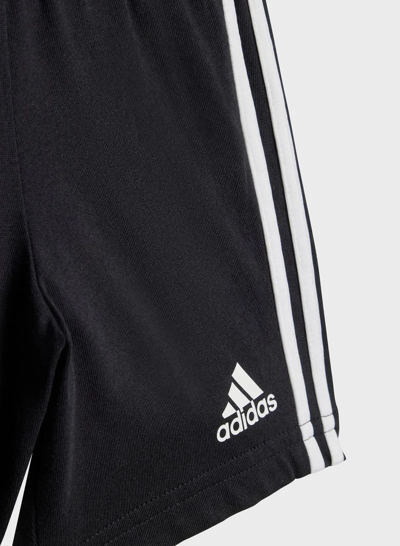 adidas طقم رياضي مزين بـ 3 خطوط للأطفال الرضع