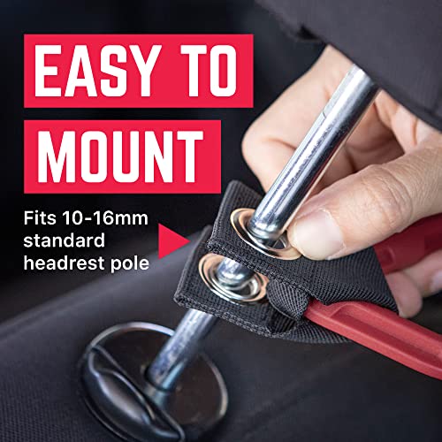 GPCA GP BackGrip LITE, Headrest Car Passenger Hand Grip for Truck & Car Wrangler JL JT JK Handle for Offroad, Kids & Seniors, Patented Jeep Accessories, Burgundy, Nylon ABS, 2-Pack - Image 5