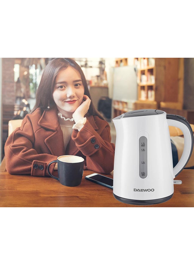 DAEWOO Kettle- 2 Year Warranty 1.7 L 2200 W DEK 8805 White - Image 4