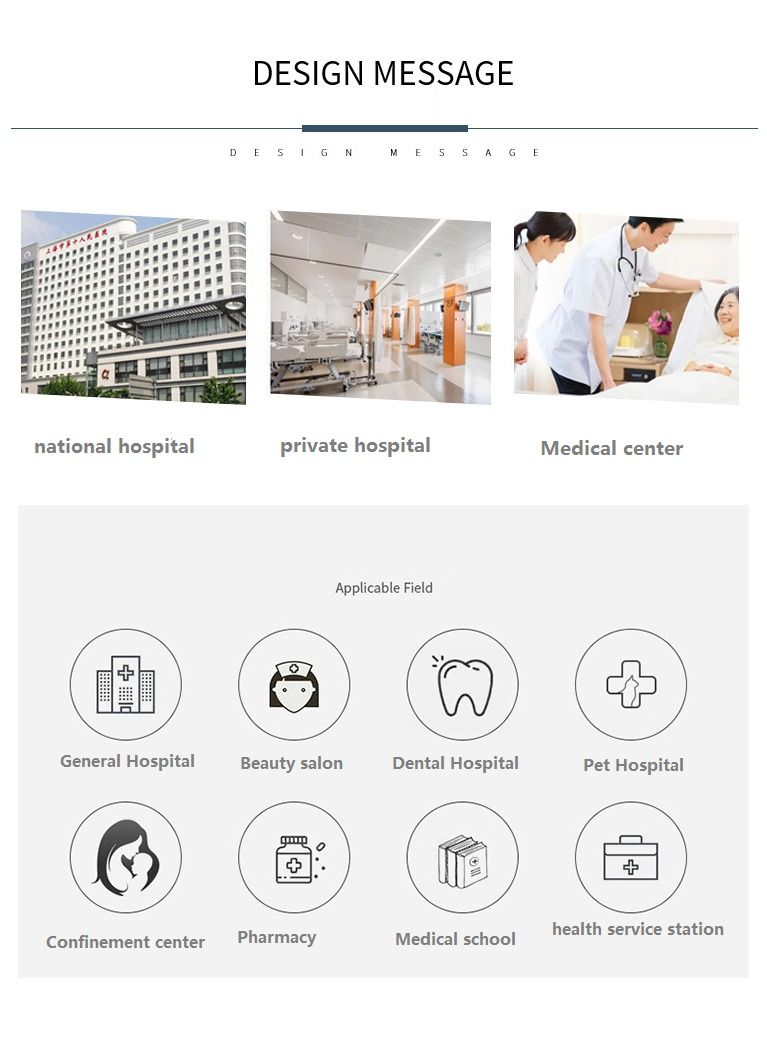 ميدنست معطف أبيض للمختبر بأكمام طويلة ملابس عمل للطبيب معطف ممرضة قابل للتمدد - Image 4