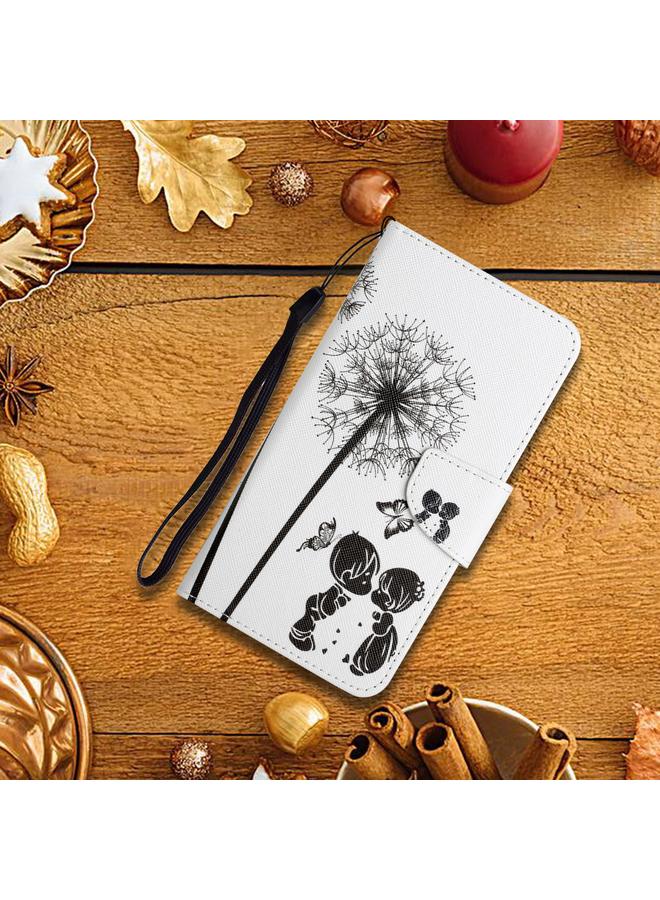 S-TOP Case For Samsung Galaxy S24+ 5G Colored Drawing Pattern Leather Phone Case - Image 2