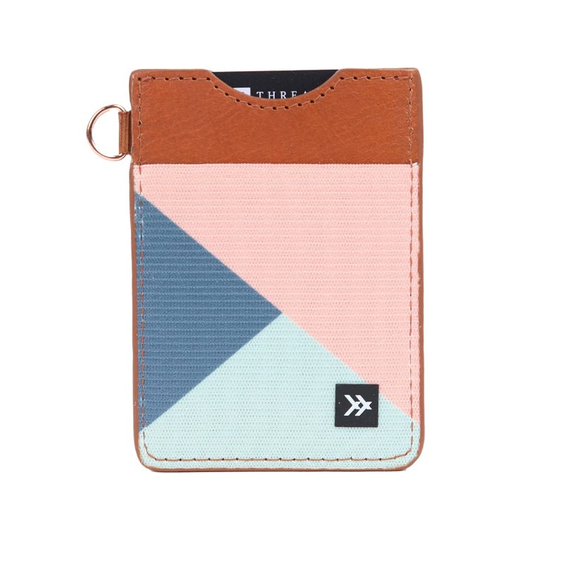 Thread Wallets Ultra Slim Minimalist Leather Card Holder Wallet (Fine Line) - Image 1