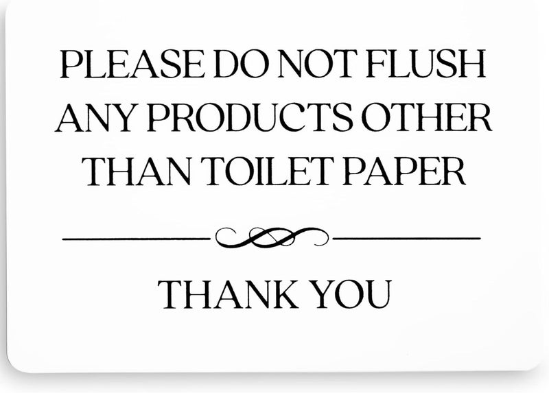 GLOBE ROCKET Do Not Flush Toilet Sign - Image 1