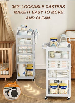 YEYA Multifunctional Baby Movable Four-Drawers Shelves  - Image 4