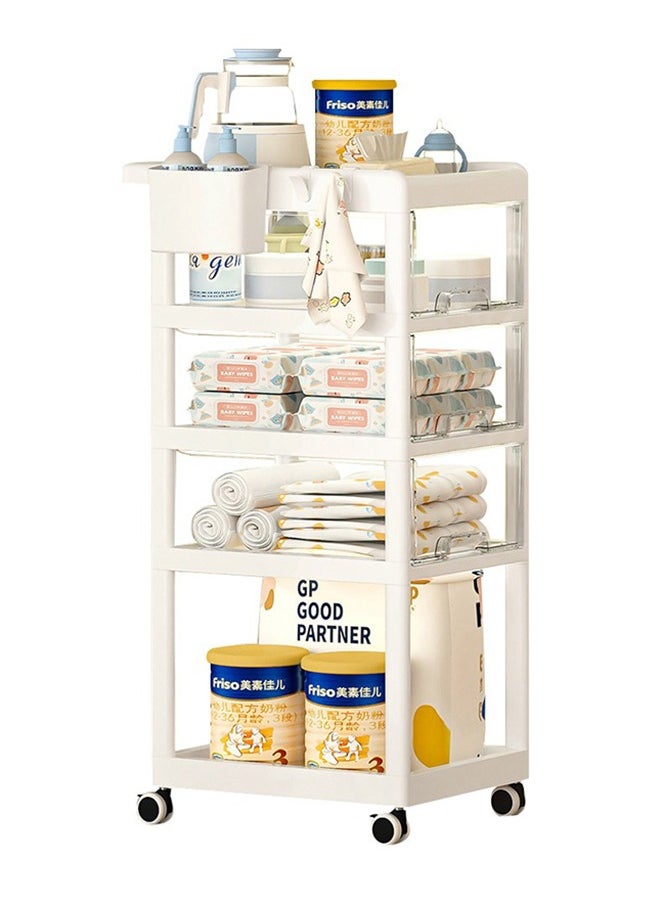 YEYA Multifunctional Baby Movable Four-Drawers Shelves  - Image 1