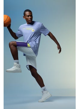 Man DeFactoFit Standard Fit NBA Los Angeles Lakers Licensed Shorts