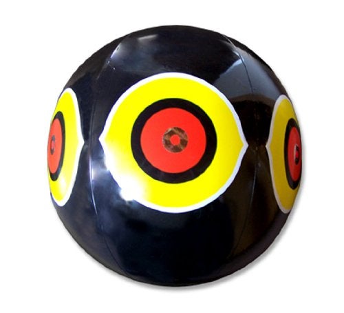 Bird-X Scare-Eye Balloon, Predator 3D Eye Balloons with Glaring Eyes and Bright Colors, Covers up to 6,000 sq. ft. Area, Pack of 1 Black Balloon - Image 4