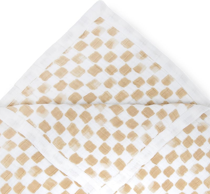 Little Unicorn Adobe Checker Cotton Muslin Quilt - Image 2