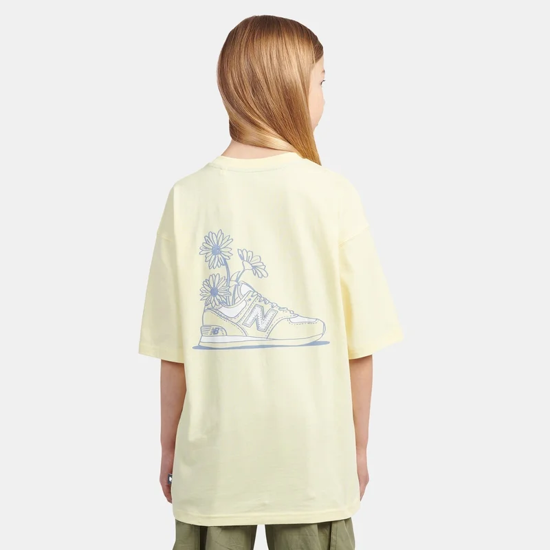 New Balance Kids' Floral Sneaker T-Shirt
