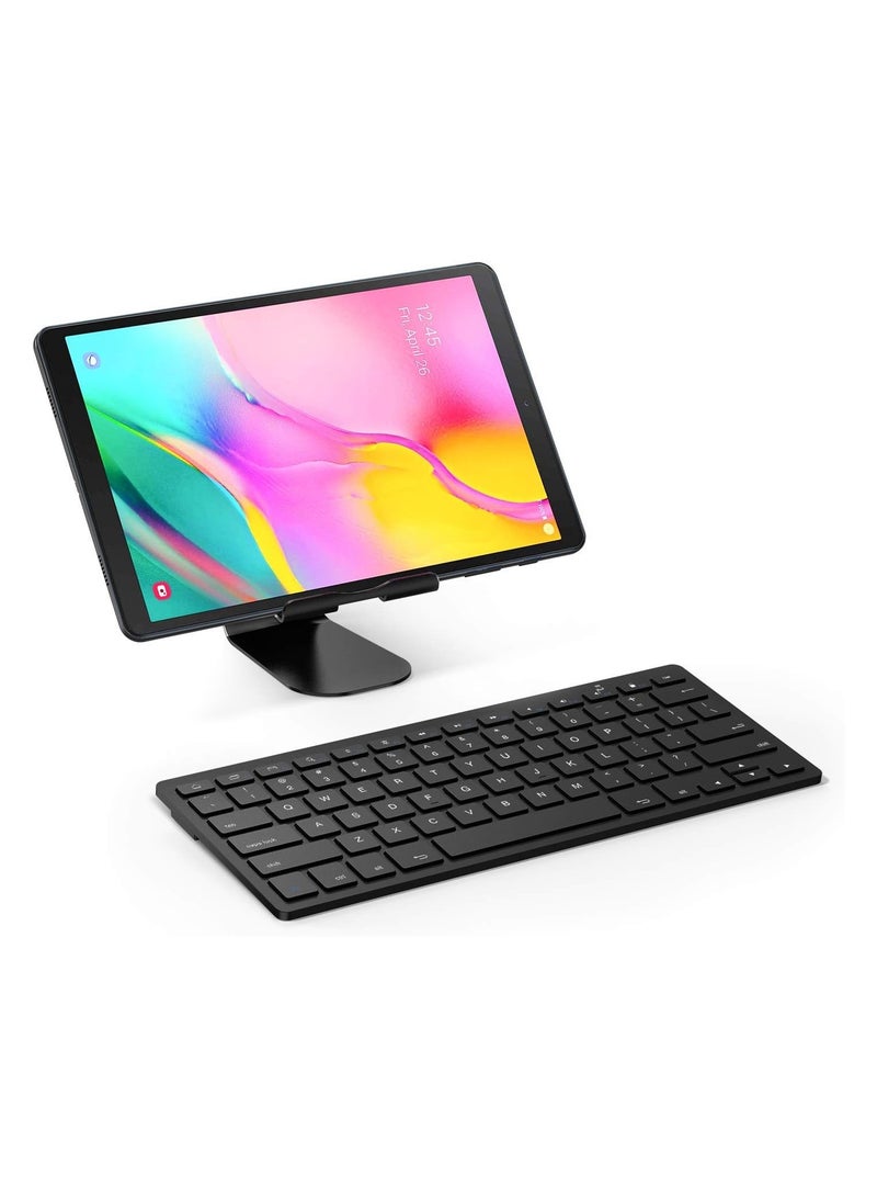 OMOTON Foldable Bluetooth Keyboard, Wireless Foldable Keyboard with Touchpad, Multi-Device and Rechargeable Keyboard for iPad, Android, Windows