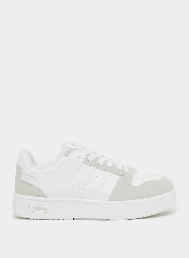 Styli Color Block Lace Up Sneakers  - Image 1
