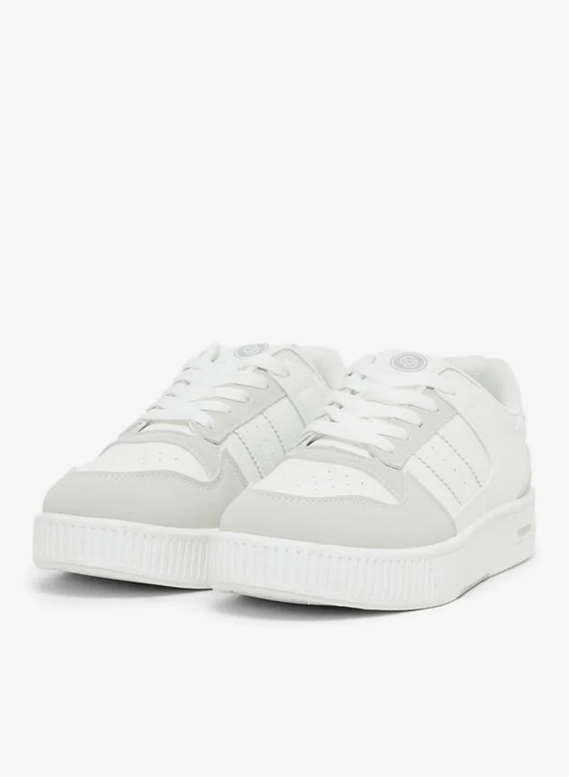 Styli Active Color Block Lace Up Sneakers