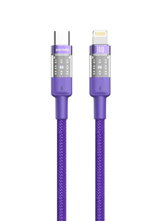 Type-C to Lightning 1.2m - Purple