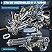 HIGH GODO Dragon Building Blocks Sets for Adults 2 in 1 Grey Mechanical Dragon Animal Building Model Collectible Display Toys Cool Creative Gifts for Teens Fans 1390 Pcs - Image 4
