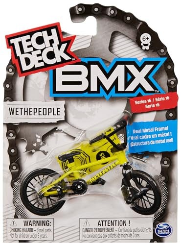 Tech Deck BMX Finger Bike Series 12Replica Bike Real Metal Frame Moveable Parts for Flick Tricks Games Styles Vary - Image 1