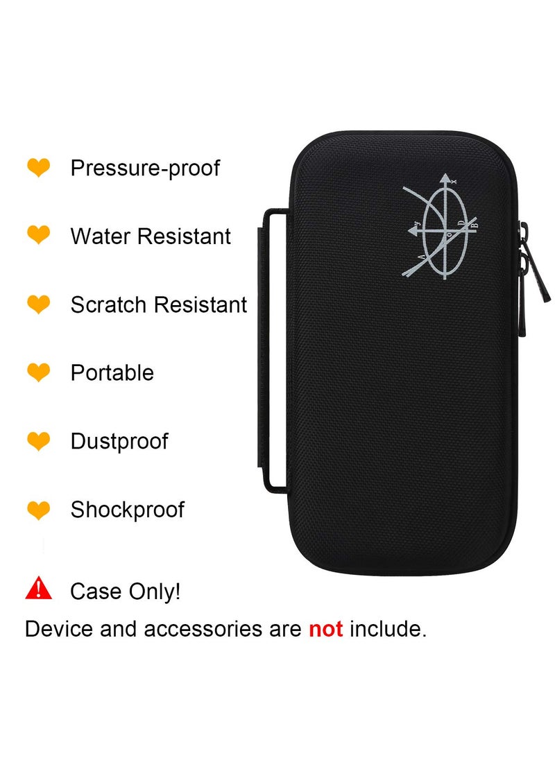 bovke BOVKE Hard Travel Case Compatible with Texas Instruments Ti-84 Plus CE/TI-83 Plus CE Color Graphing Calculator, Large Zipped Pocket for USB Cables, Manual, Pencil and Other Accessories, Black  - Image 4