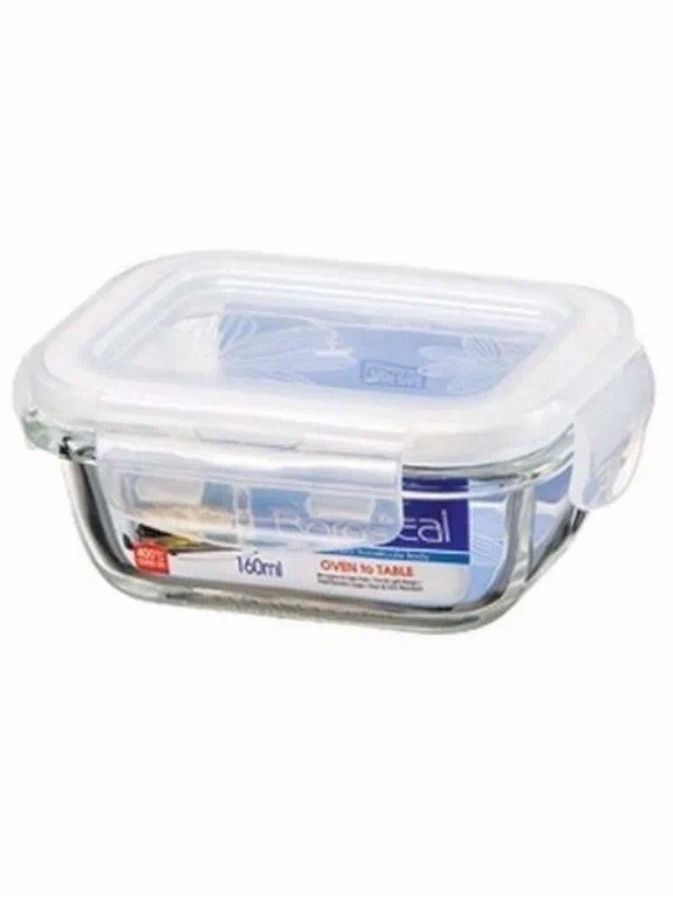LOCK & LOCK Boroseal Glass Rectangular Food Container 160 ML