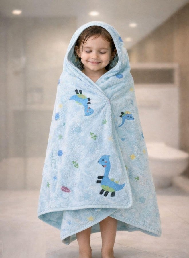 Hi mom Kids World Hi mom Kids Hooded Bath Towel for Babies and Toddlers, Breathable & Highly Absorbent | Gentle and Soft | 50×100 cm Pack of 1 - Image 1