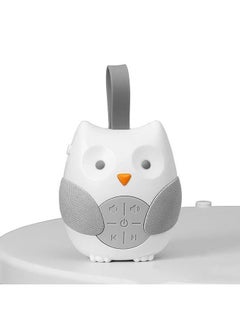 NIBEMINENT Baby Shusher White Cute Owl Shape Portable Newborn Coaxing Sleep Aid Music Player Sound Machine Colorful Package  - Image 5