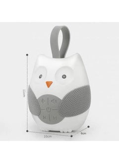 NIBEMINENT Baby Shusher White Cute Owl Shape Portable Newborn Coaxing Sleep Aid Music Player Sound Machine Colorful Package  - Image 2