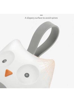 NIBEMINENT Baby Shusher White Cute Owl Shape Portable Newborn Coaxing Sleep Aid Music Player Sound Machine Colorful Package  - Image 3