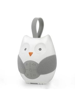 NIBEMINENT Baby Shusher White Cute Owl Shape Portable Newborn Coaxing Sleep Aid Music Player Sound Machine Colorful Package  - Image 1