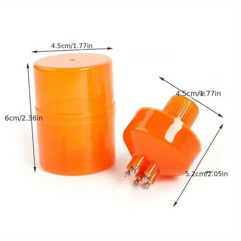 Purple Guide Comb Scalp Oil Applicator Even Distribution Gentle Massage Hair Care Accessory - Image 3